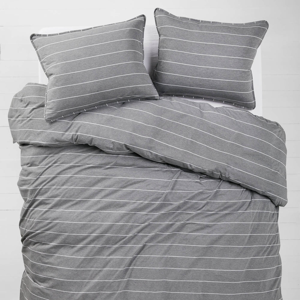 Striped T Shirt Jersey Duvet Cover And Sham Set Dormify