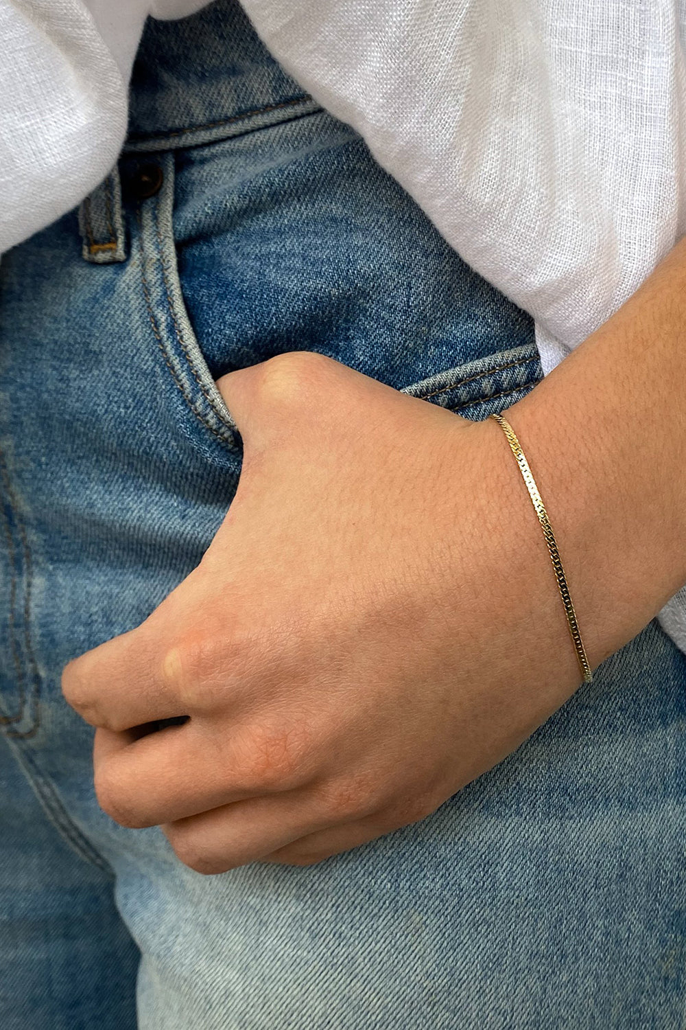 Mini Dani Herringbone Bracelet