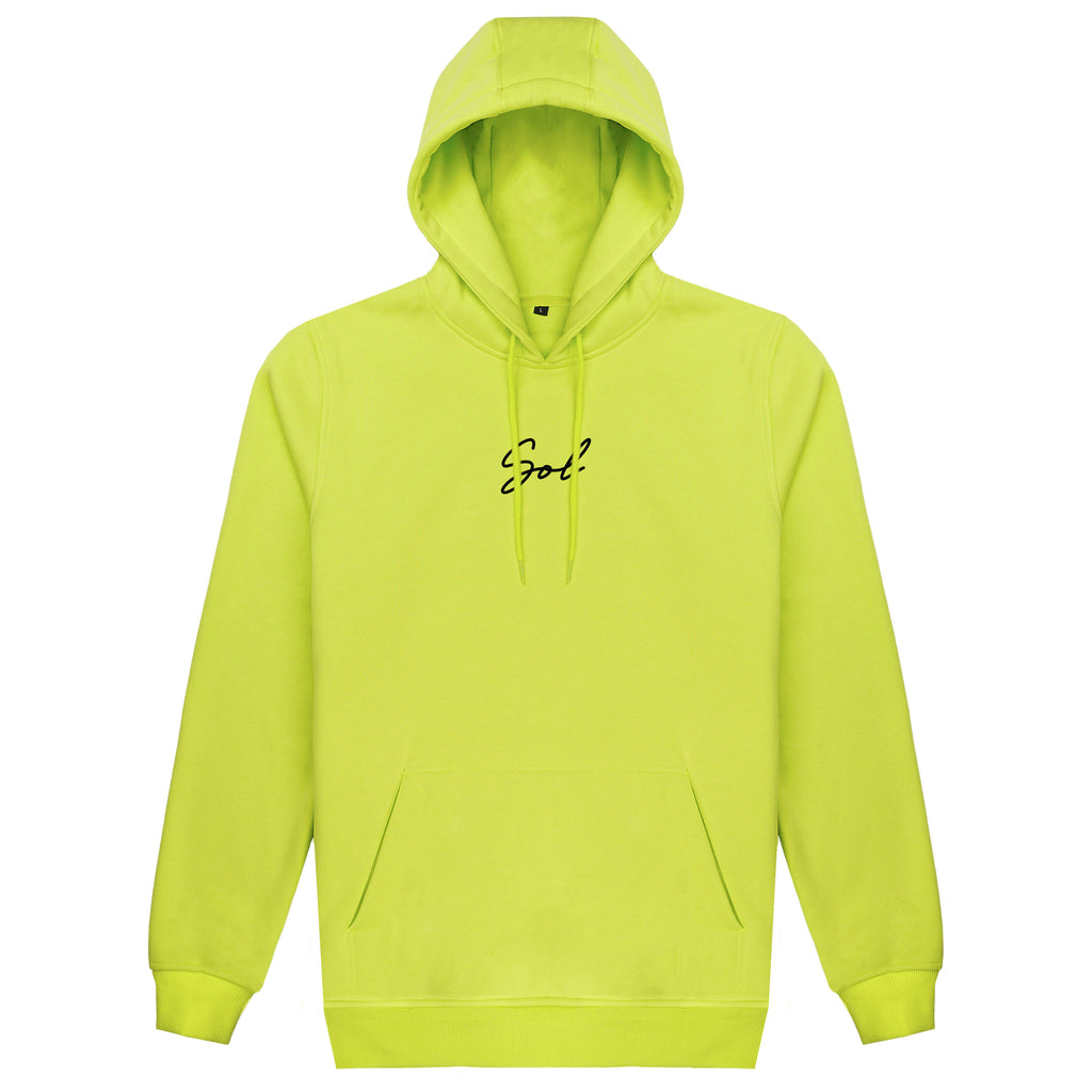 frozen yellow hoodie