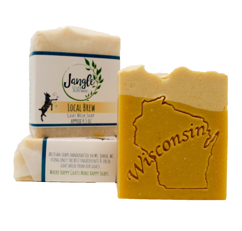 local brew goat milk soap