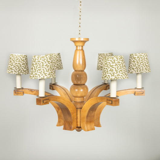 walnut chandelier