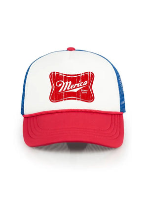 "Merica" 4th of July Trucker Hat - 9th Street Clothing Co