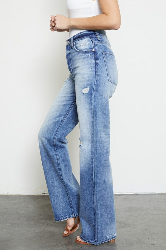 KAN CAN Ultra High Rise 90's Flare Jean (Jessie)