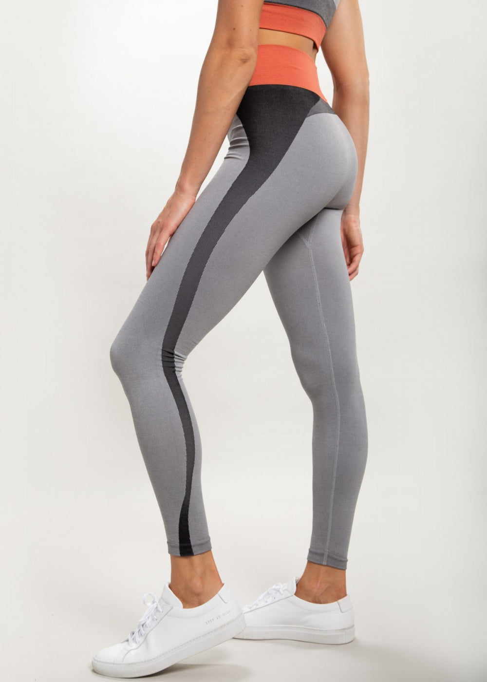 Barre Class Bombshell High Waist Legging In Grey • Impressions Online  Boutique