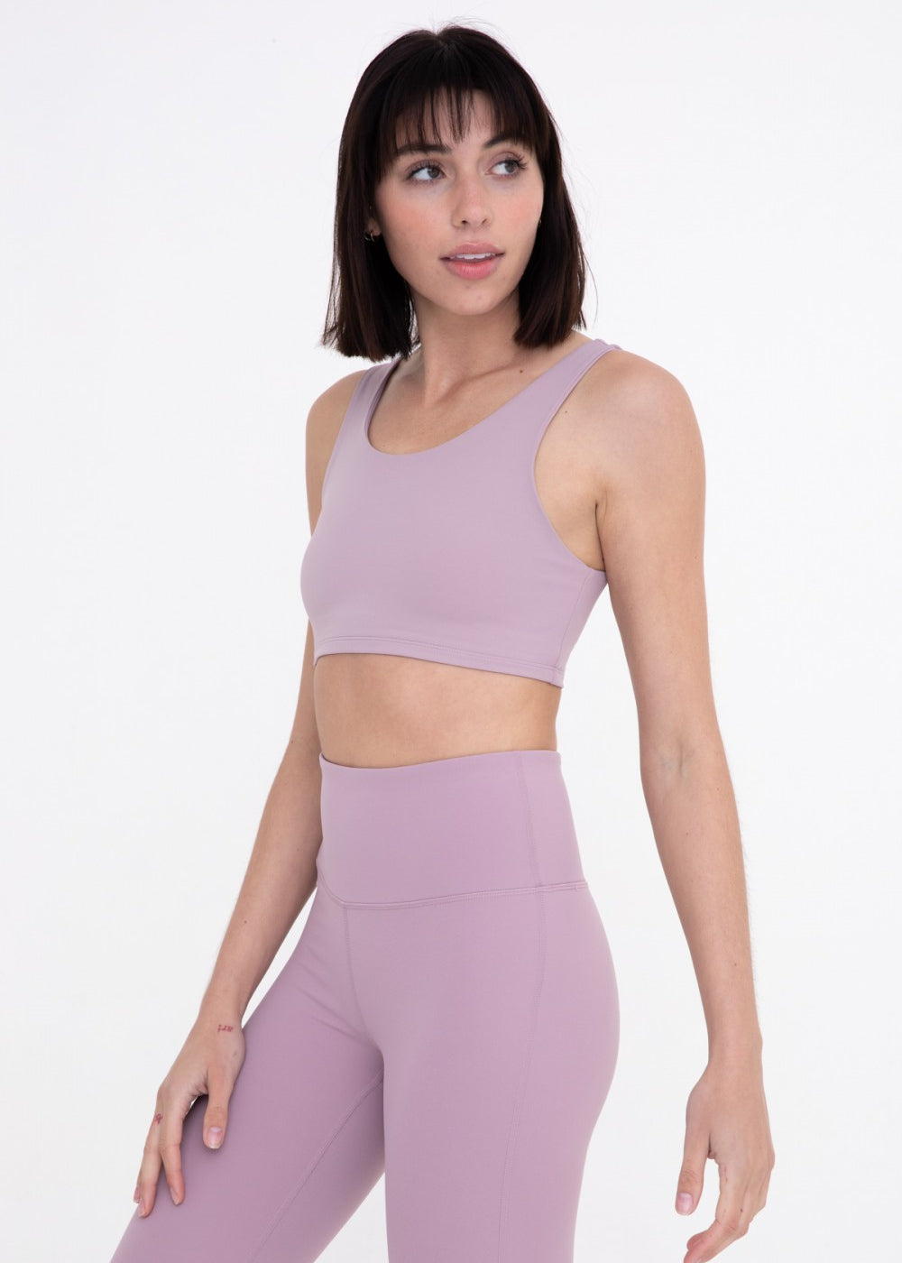 Mono B Textured Jacquard TACTEL Sports Bra