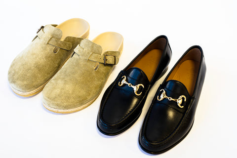 Yuketen Clogs and Horse Bit Loafers