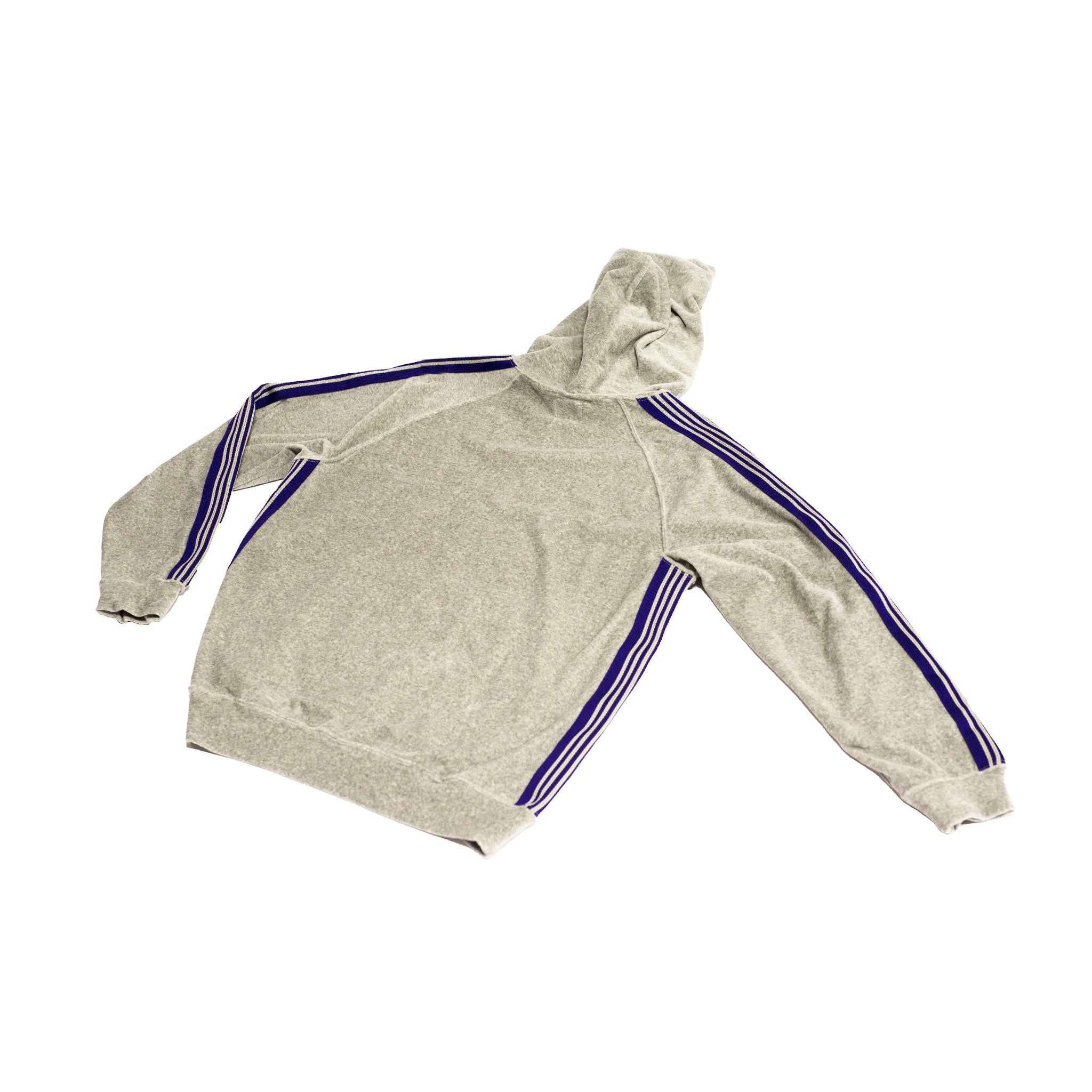 Needles Track Hoody C/PE Velour H.Grey