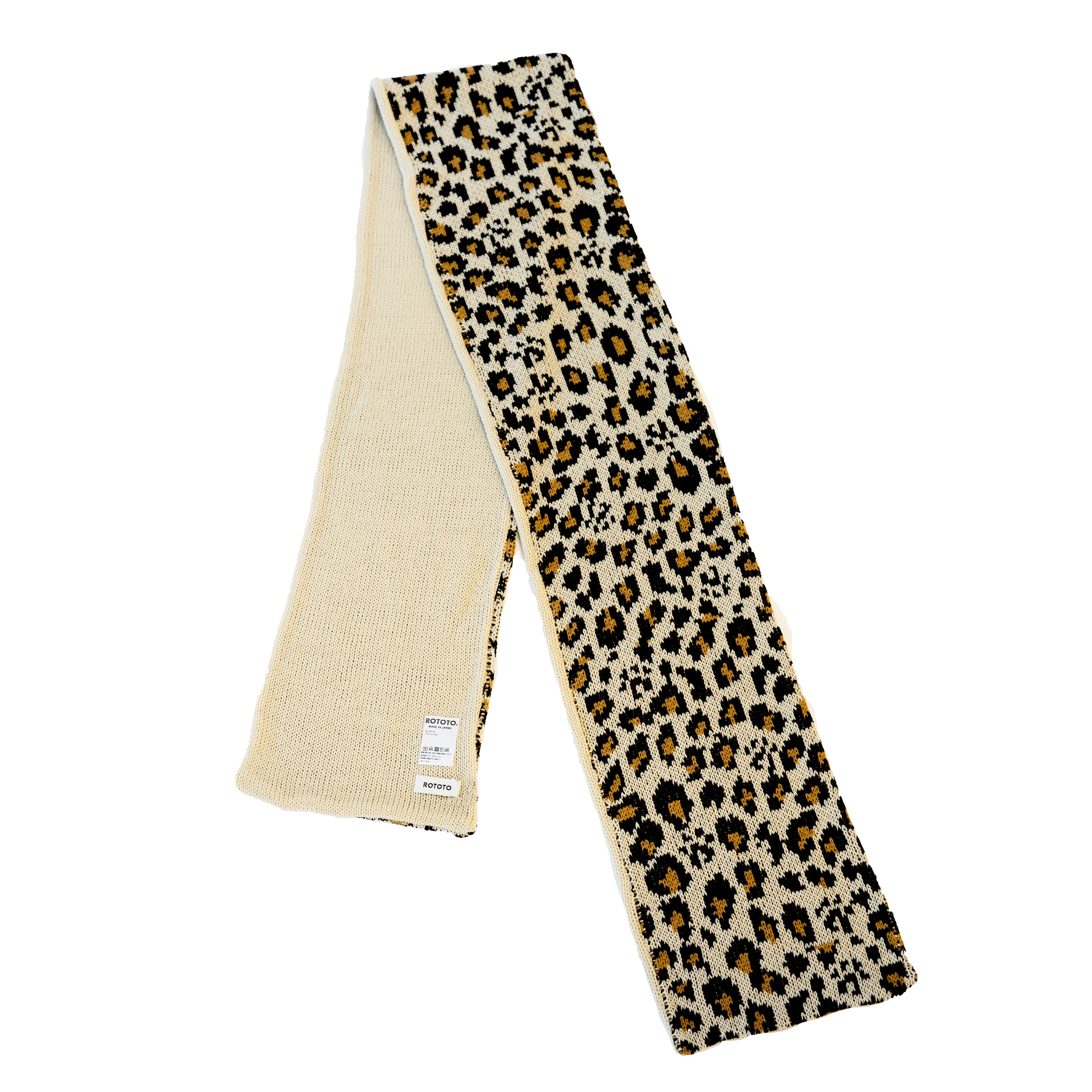 RoToTo Reversible Chunky Muffler Leopard/Ivory – The Foxhole