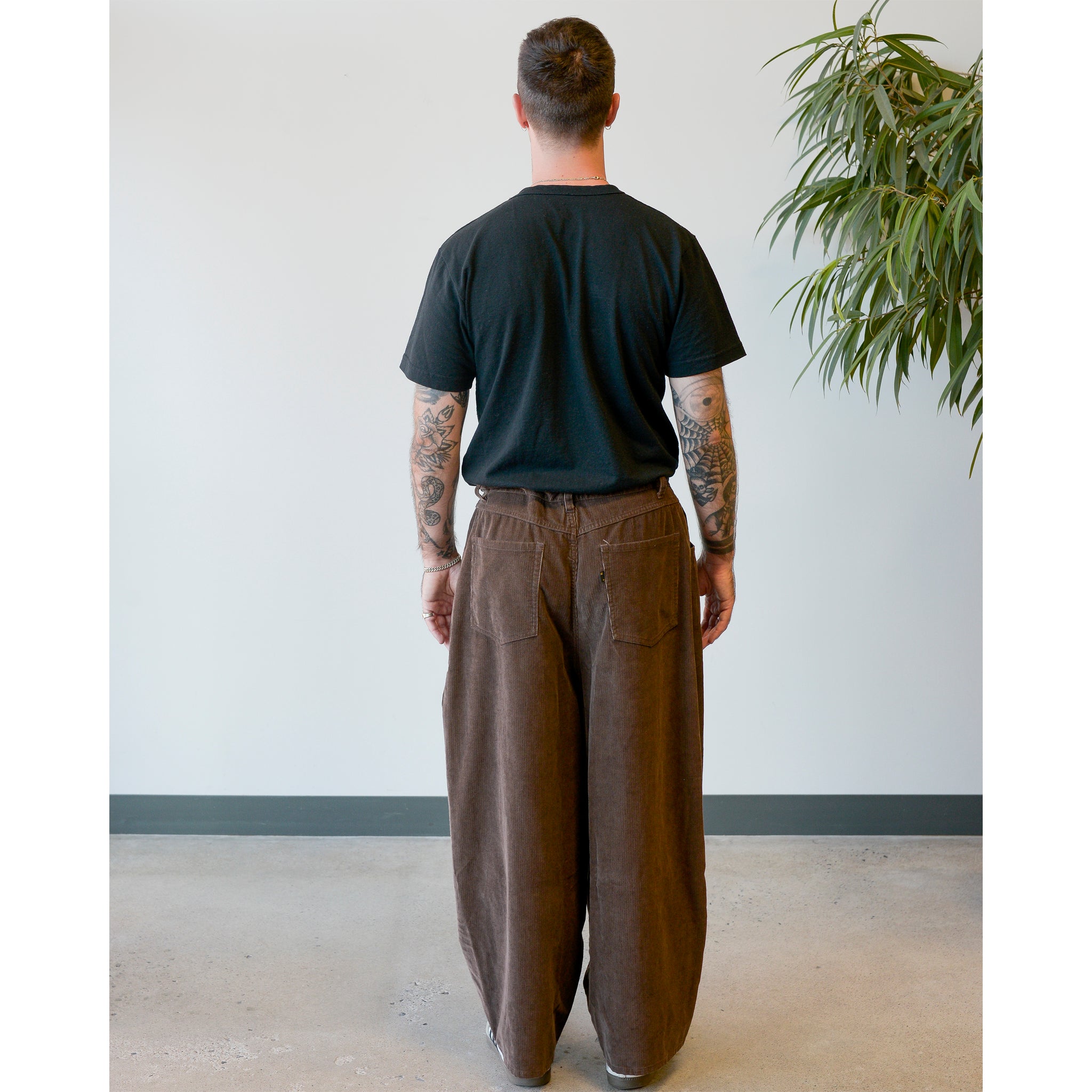 Needles H.D. Pant Jean 14W Corduroy Brown