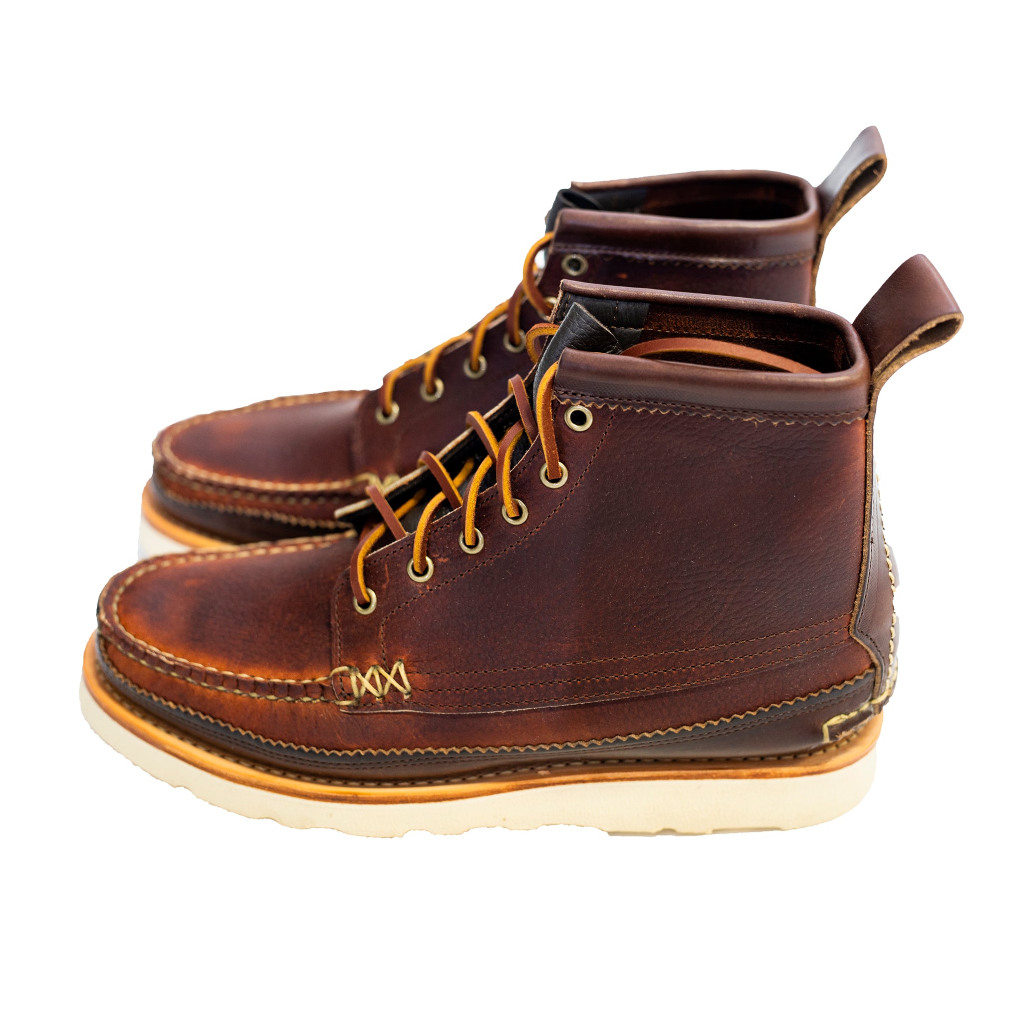 Yuketen Maine Guide 6 Eye DB Boots CP Brown