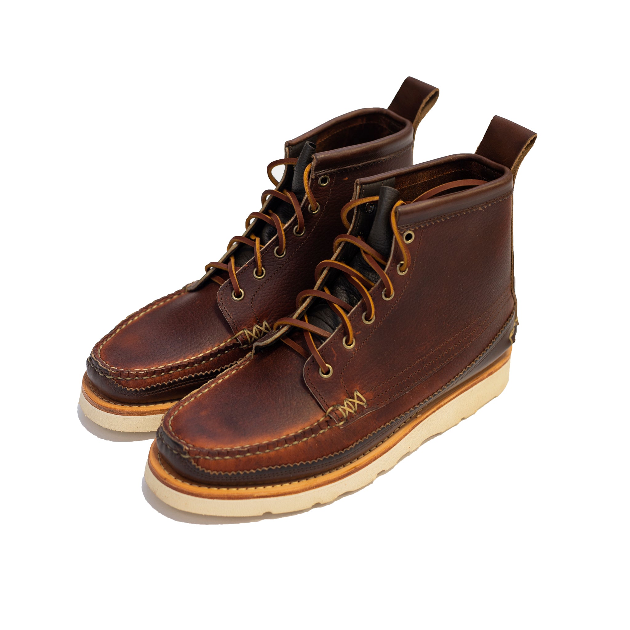 Yuketen Maine Guide 6 Eye DB Boots CP Brown