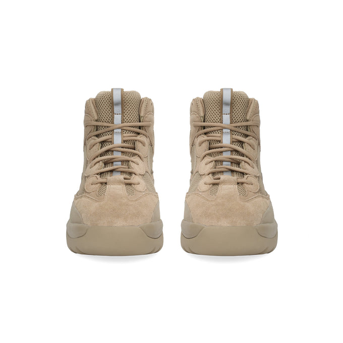 taupe suede desert boots