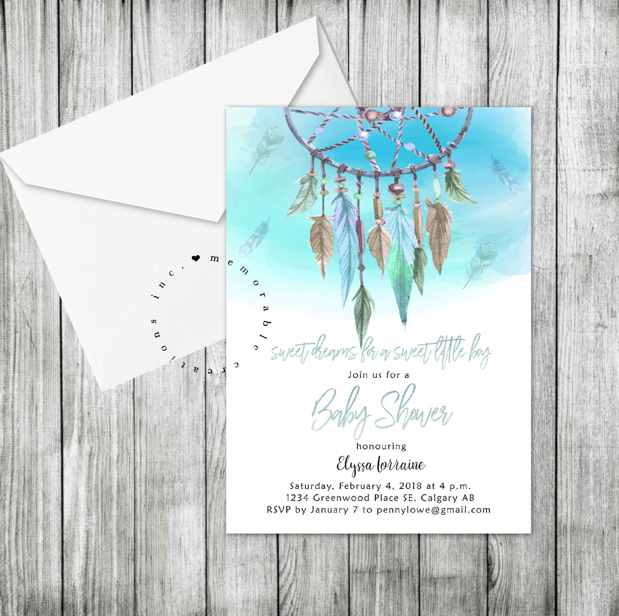 Calgary Baby Shower Invitations Yyc Stc Bba Sb03 Baby Shower