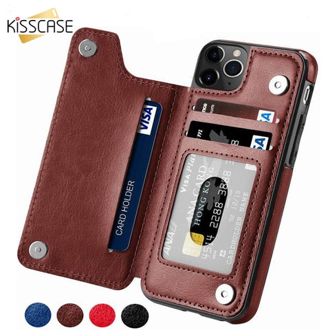 precedent Tactiel gevoel Retentie KISSCASE Magnetic Flip Wallet Leather Case for iPhone 5, 5S, 5C, SE 20 –  Titanwise