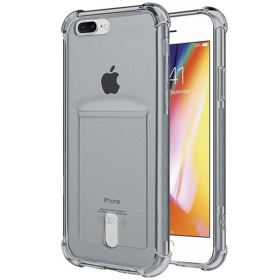 Iphone 8 Transparent Case Card Slot
