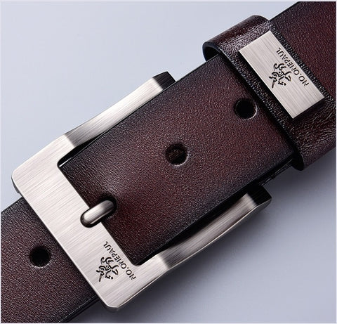 NO.ONEPAUL Genuine Cow Leather Luxury Designer Belt - 8 styles availab ...