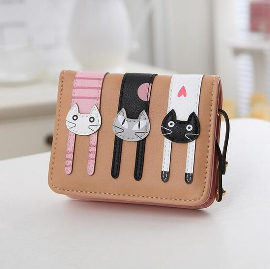 Cute Kawaii Pink Cat Small Wallet,personalized Womens Wallets,coin Purse,card  Holder,gift for Her,personalized Gift - Etsy