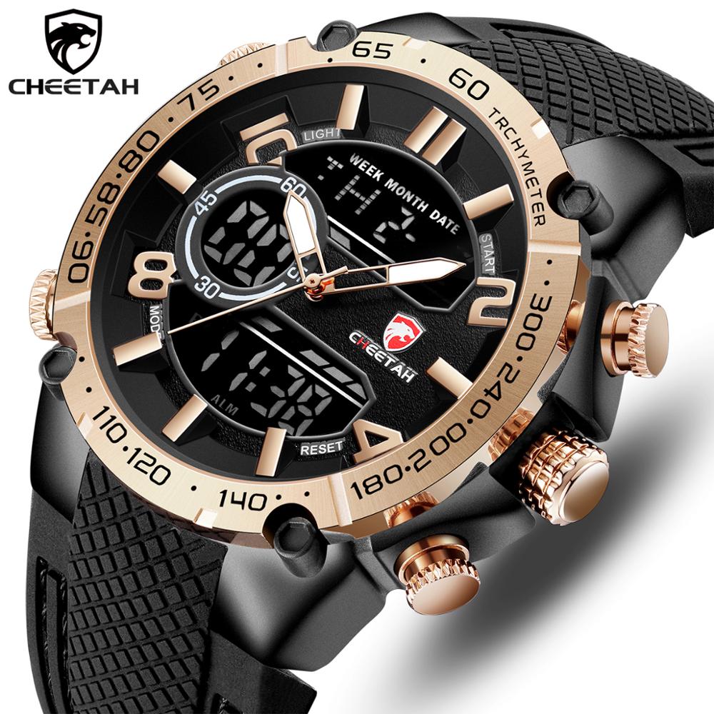CHEETAH Branded Quartz Mens Sports Watch - with Multi-function LED Dis ...