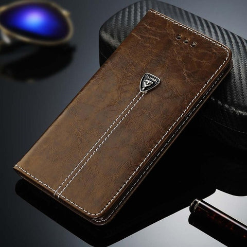 USLION Luxury Flip Wallet Leather Case iPhone 5, 5S, 5C, SE, 6, 6S – Titanwise