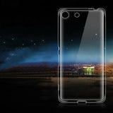 Clear Transparent Silicone Case For Sony Xperia Phones