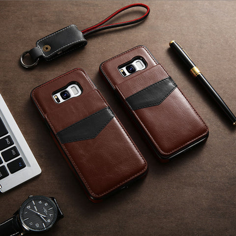ernstig stimuleren Streng KISSCASE Leather Vertical Flip Pouch Wallet Case for Samsung Galaxy S6 –  Titanwise