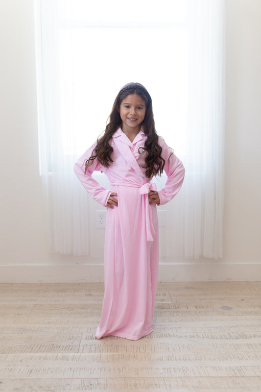 Girls Nightgown with Pink Rosebuds