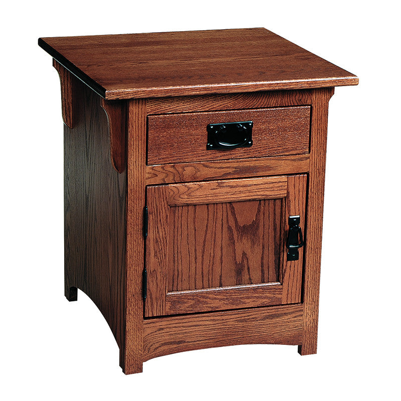 Mission End Table with Door & Drawer (V16 102) Our Country