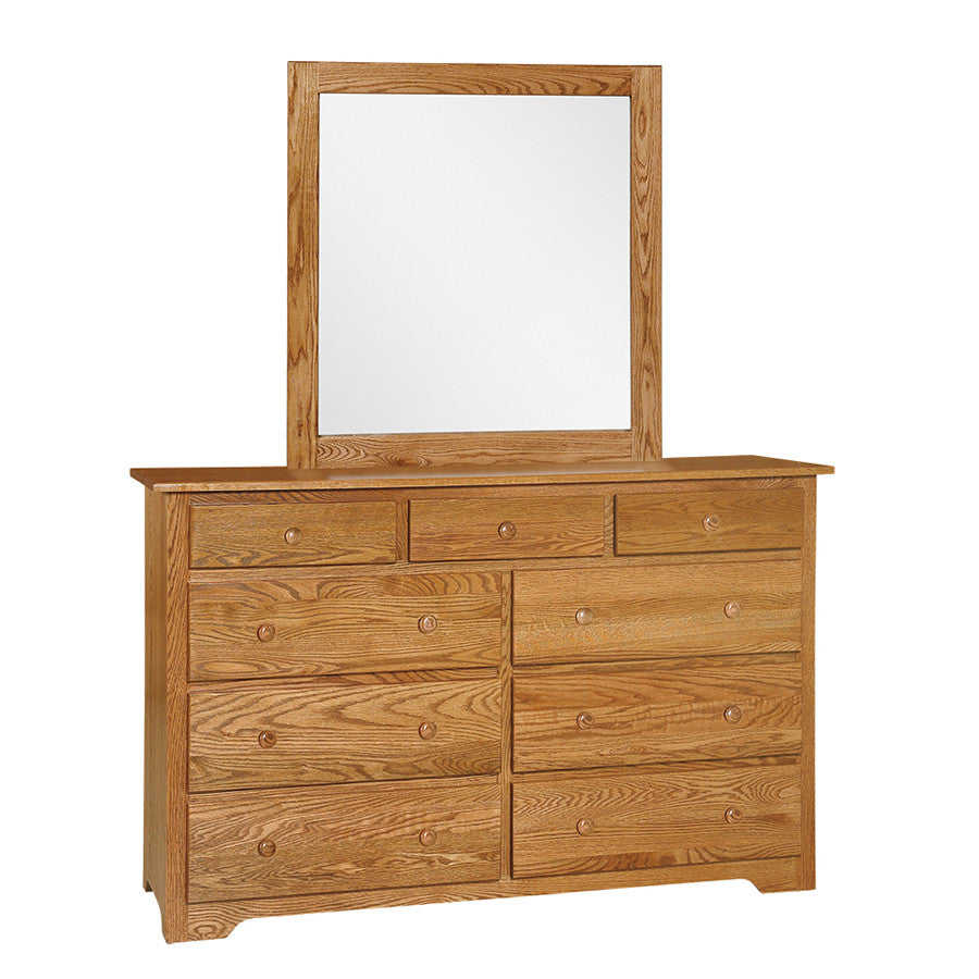 Shaker Mule Chest Dresser With Mirror Och 301 Sh 53 Our