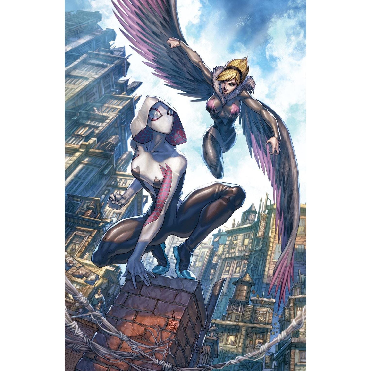 SPIDER-GWEN: SHADOW CLONES #5 ALAN QUAH (616) EXCLUSIVE VIRGIN VAR (08/02/2023)
