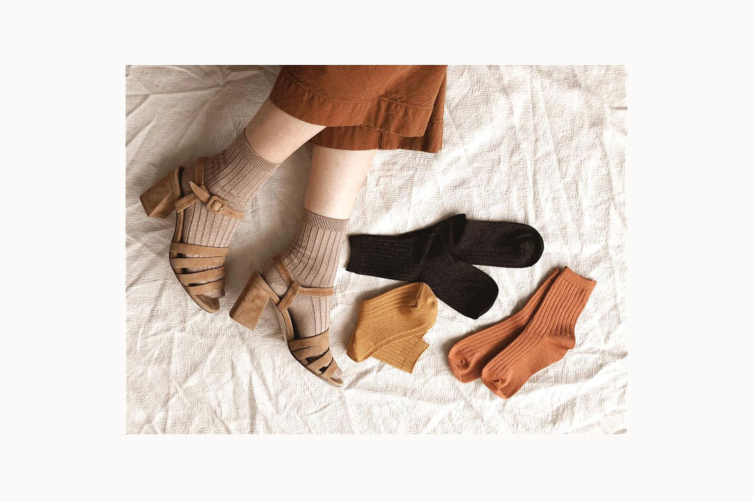 Shermineh Ghane Desert Color Socks