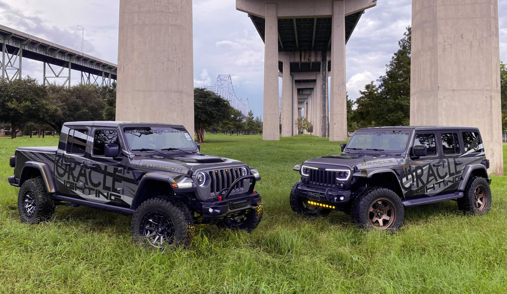 Oracle Lighting Unveils New Jeep Wrangler & Gladiator Demo Vehicles –  ORACLE Lighting