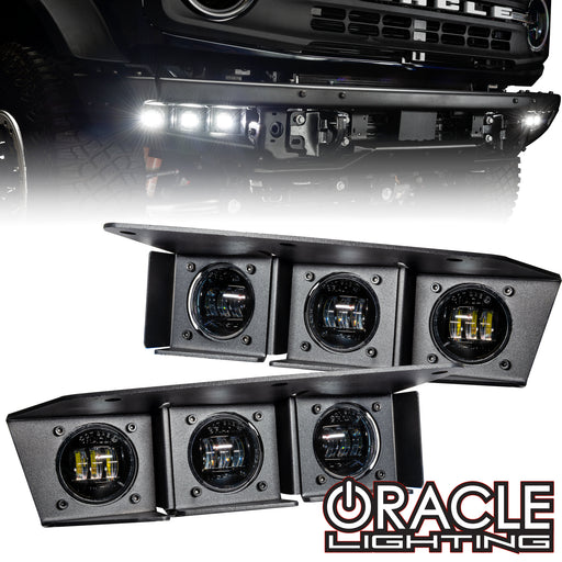 2021-2024 Ford Bronco Off Road LASER Auxiliary Lights + LED Fog