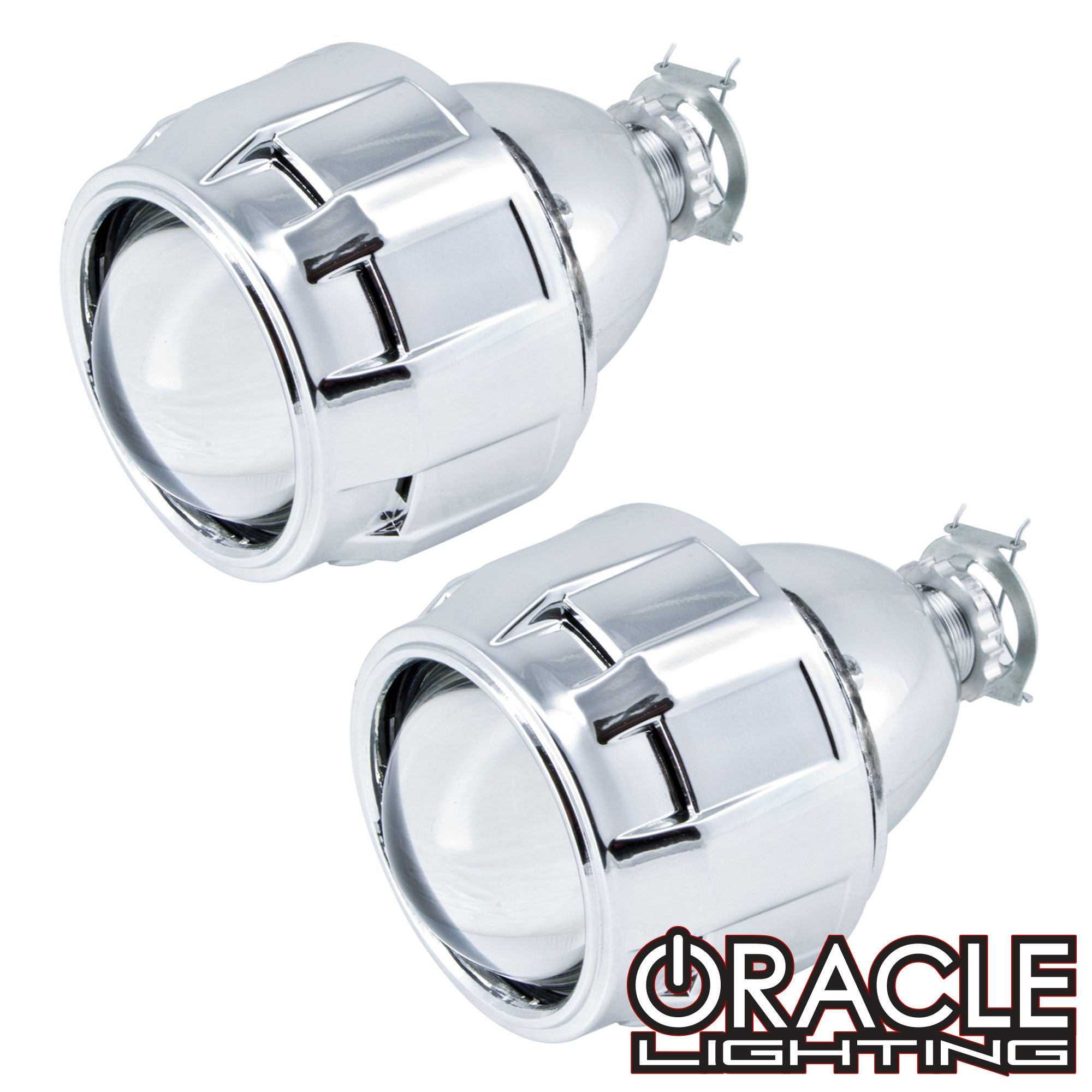 ORACLE 2.5" Bi-Xenon 70mm H1 6.1 Retrofit Projectors (Pair) w/Bezels