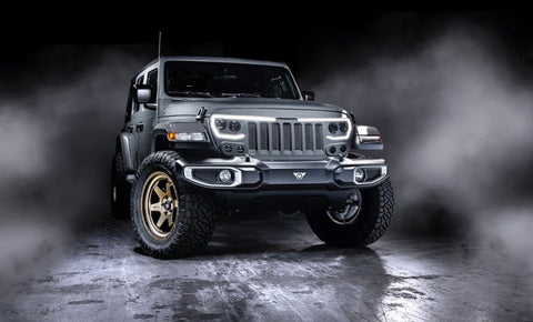 Jeep Wrangler JL with the best custom Jeep grill