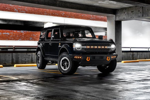 Ford Bronco lighting with universal letters