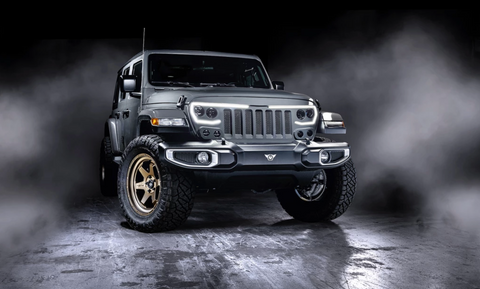 ORACLE Lighting's Vector Pro-Series Grill on a Jeep Wrangler