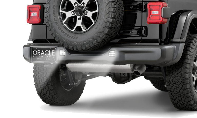Rear Bumper LED Reverse Lights for Jeep Wrangler JL | ORACLE Lighting