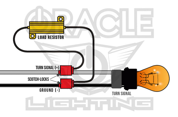 Load Resistor Turn Signal Installation Diagram