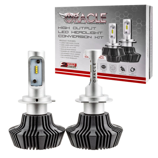 ORACLE Lighting H7 - 4,000+ Lumen LED Light Bulb Conversion Kit High/L