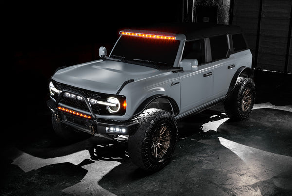 ORACLE Lighting Ford Bronco with Amber LED Light Bars