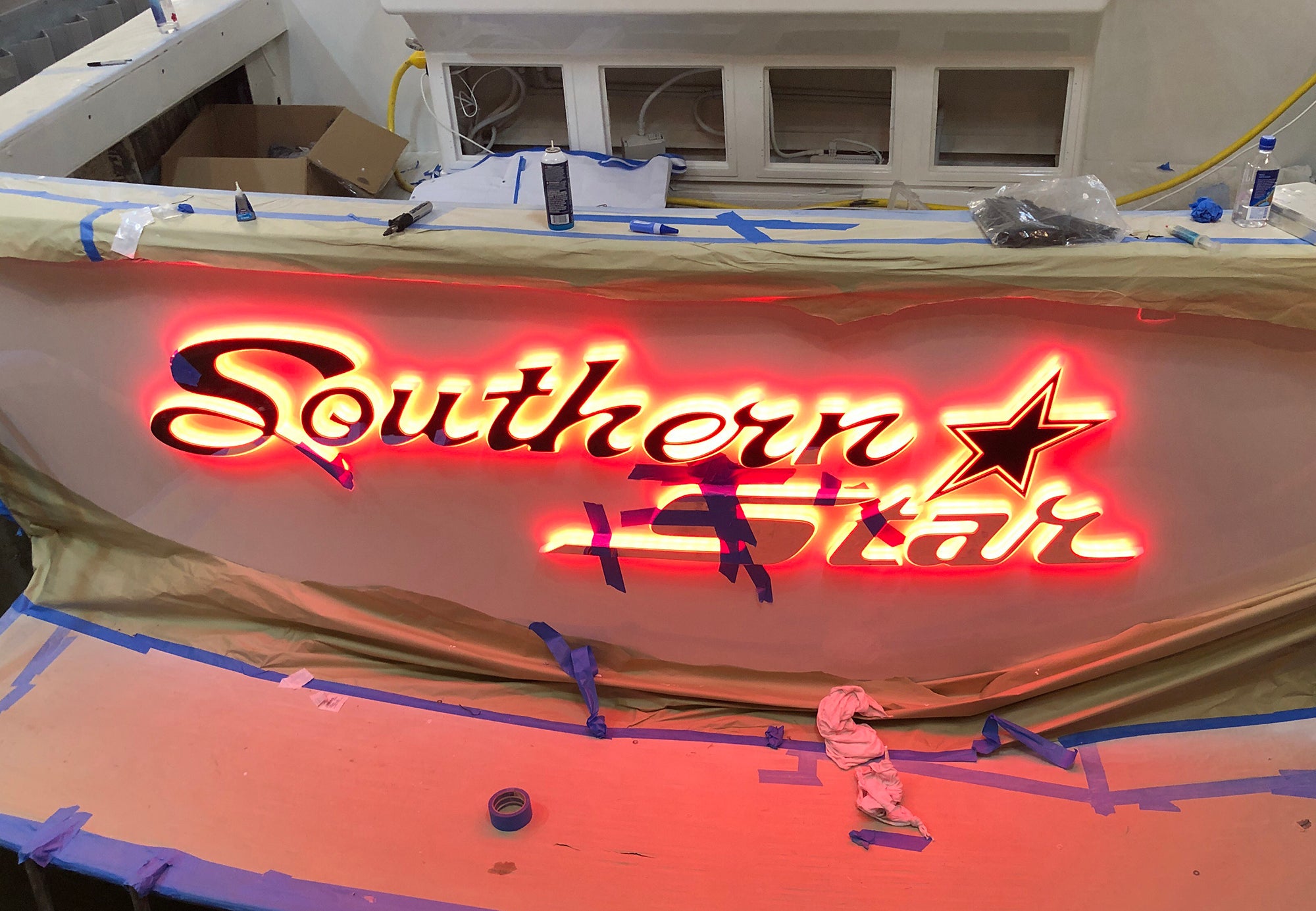 Souther Star Yacht Sign