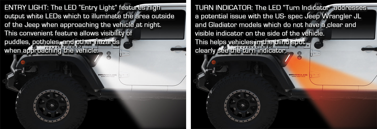 ORACLE Sidetrack™ LED Fender Lighting System for Jeep Wrangler JK – ORACLE  Lighting