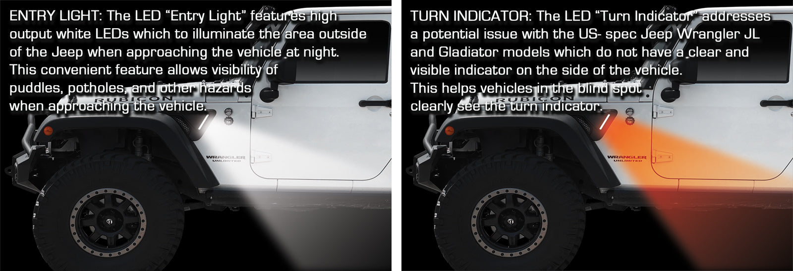 ORACLE Sidetrack™ LED Fender Lighting System for Jeep Wrangler JK – Oracle  Lighting Wholesale