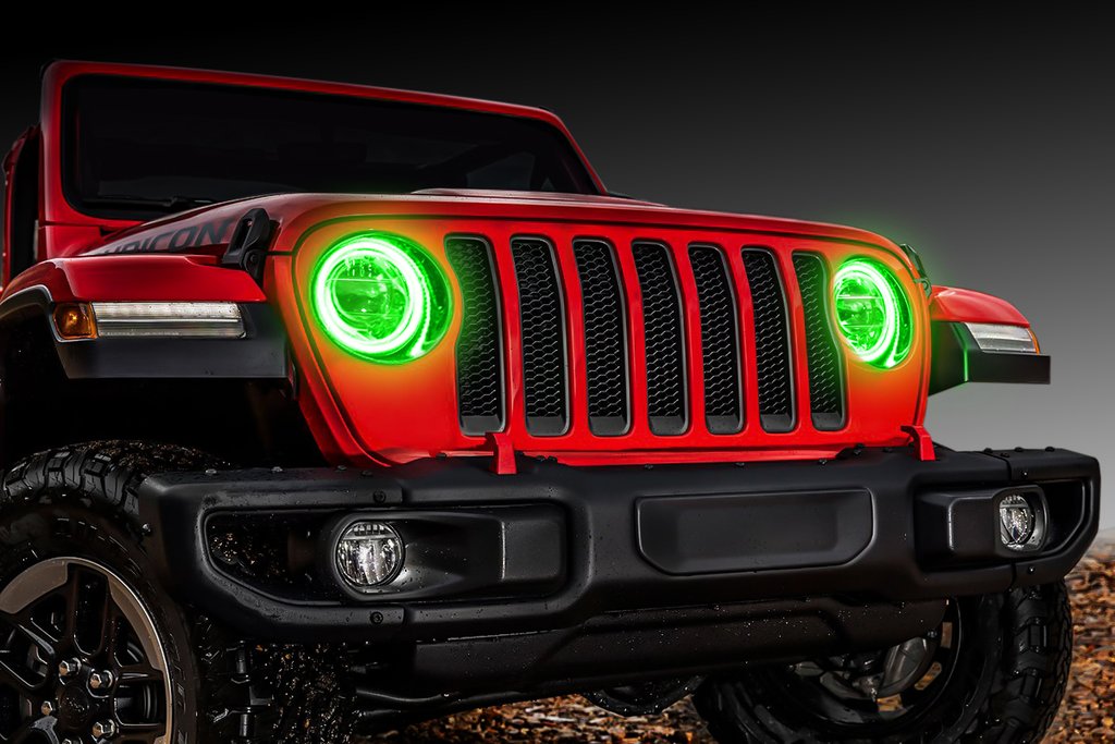 Jeep Wrangler JL ColorSHIFT® RGB+W Headlight DRL Upgrade Kit | ORACLE  Lighting