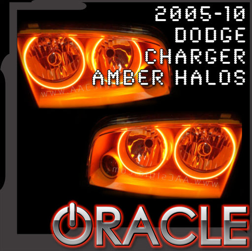 2005-2010 Dodge Charger LED Headlight Halo Kit | ORACLE Lighting