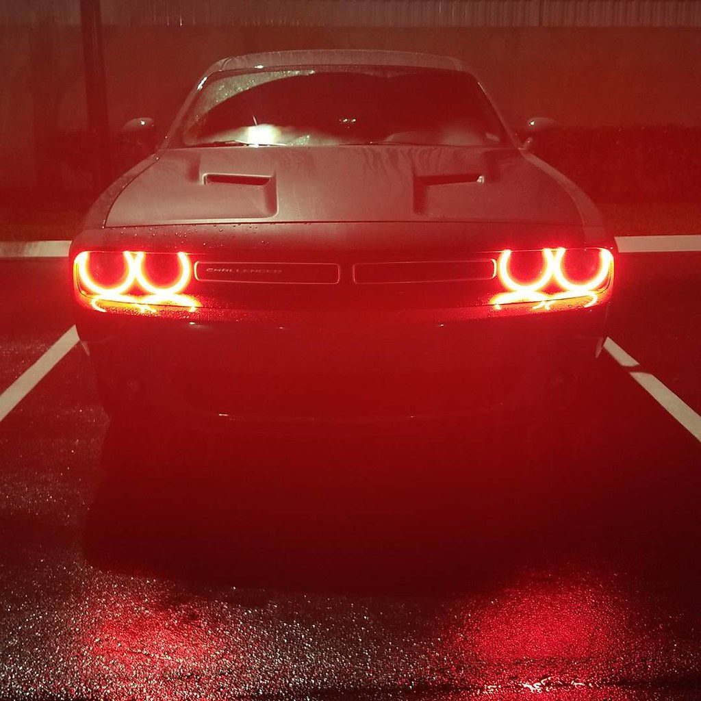 2015 23 Dodge Challenger Surface Mount Halo Kit Oracle Lighting 