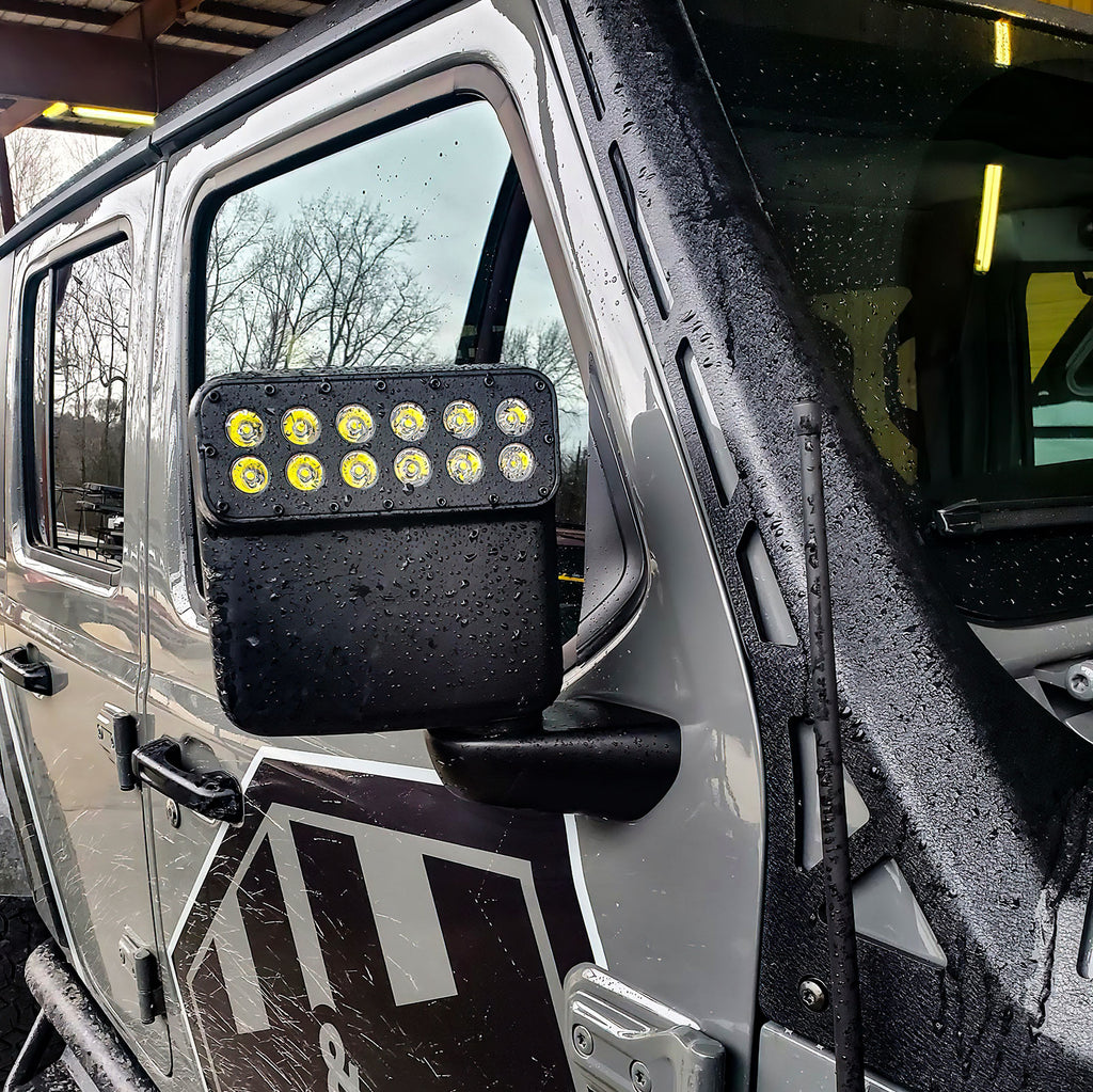 LED Off-Road Side Mirrors for Jeep Wrangler JL / Gladiator JT | ORACLE  Lighting