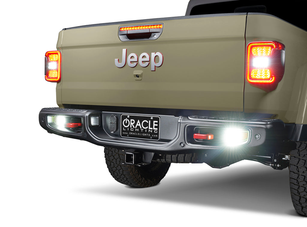 ORACLE Lighting Rear Bumper LED Reverse Lights for Jeep Gladiator JT