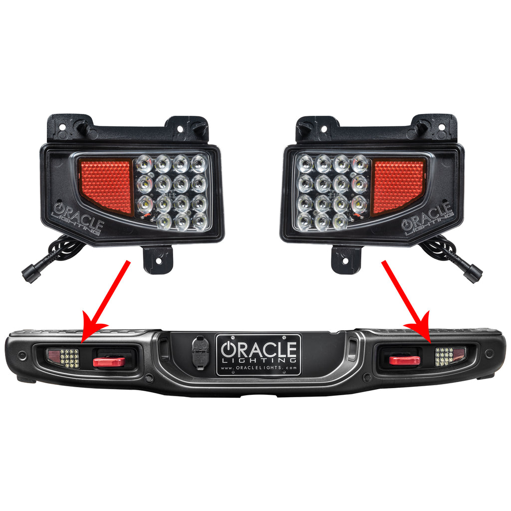 Oracle Lighting Rear Bumper Led Reverse Lights For Jeep Gladiator Jt (Normal)