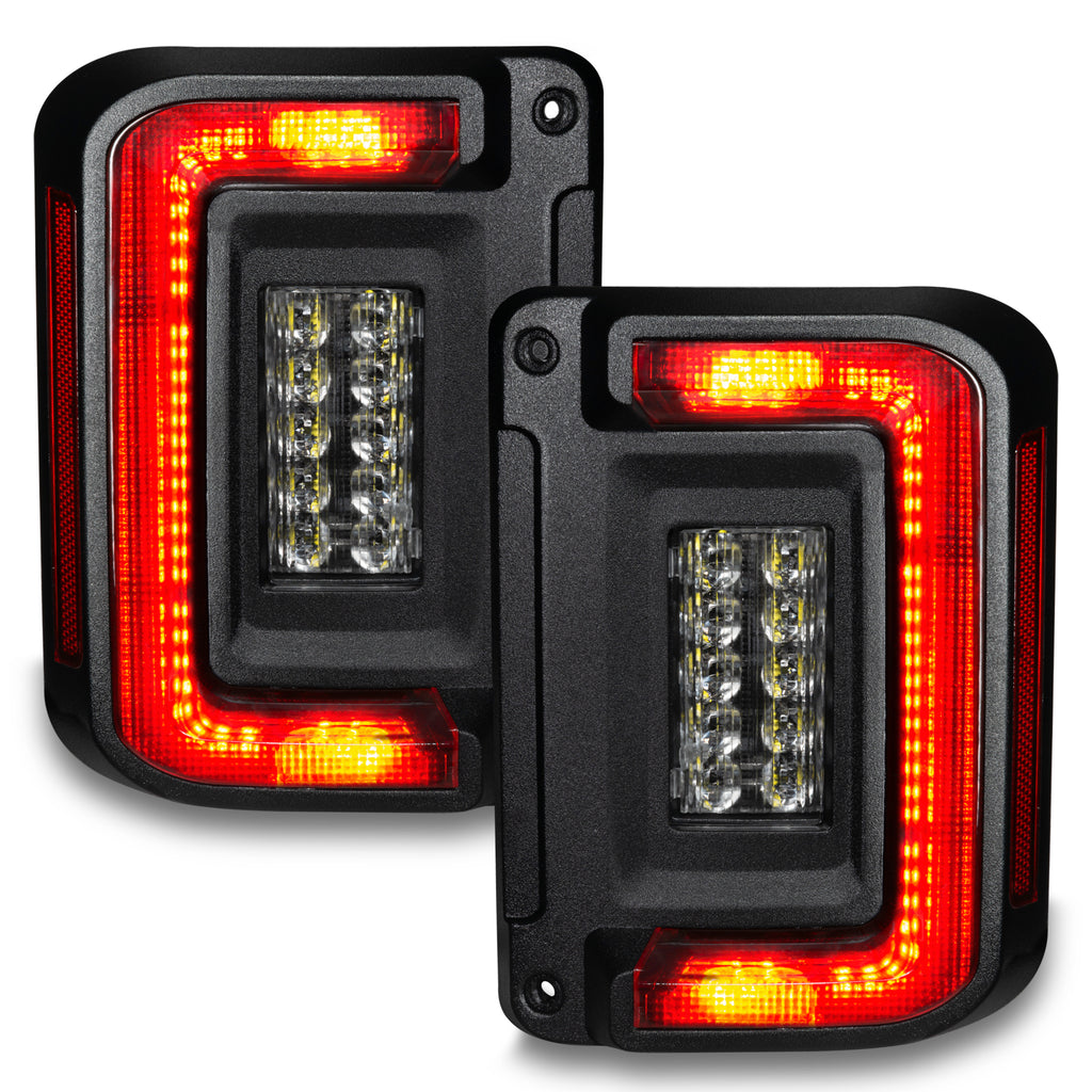 Flush Mount LED Tail Lights for Jeep Wrangler JK | ORACLE Lighting